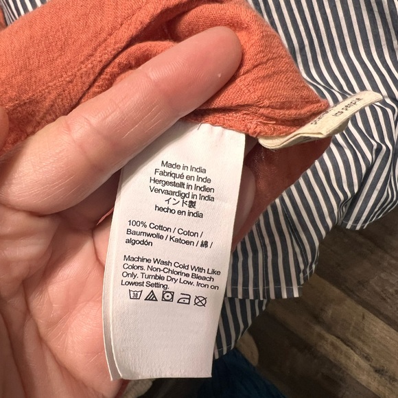 Madewell Terracotta Button-Down Shirt - Picture 6 of 6